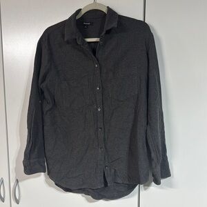 Madewell Dark Gray Button-Up Shirt